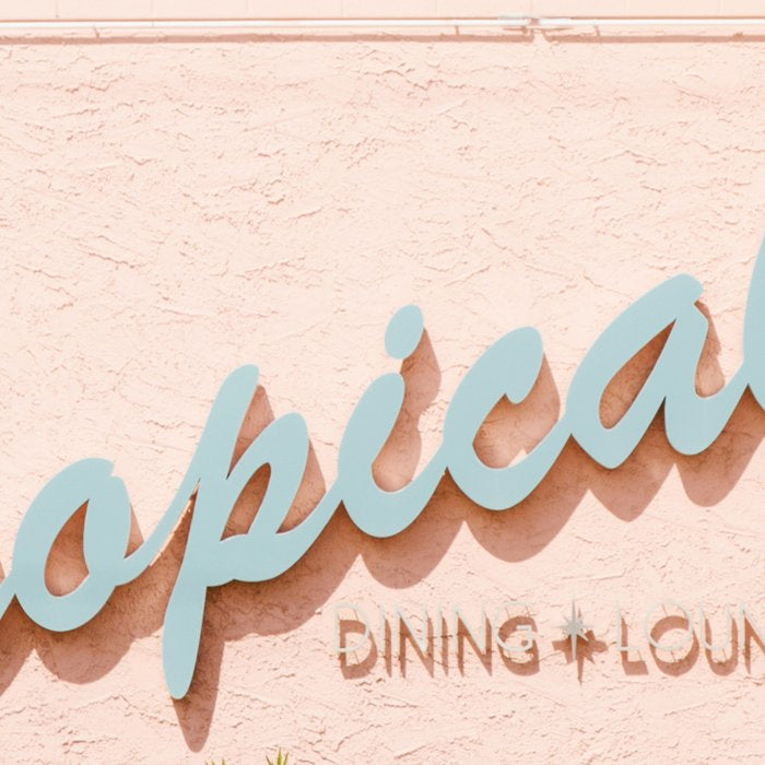 Tropicale Lounge - Retro Palm Springs Photography, Midcentury  Coffee Mug Gallery Image 2