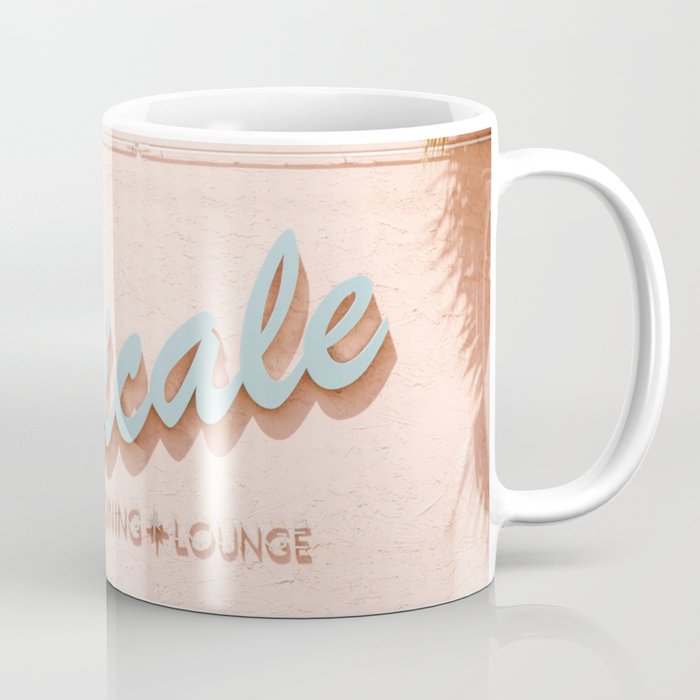 Tropicale Lounge - Retro Palm Springs Photography, Midcentury  Coffee Mug Gallery Image 1