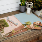 Tropicale Lounge - Retro Palm Springs Photography, Midcentury  Outdoor Rug Gallery Image 2