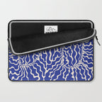 Henri Matisse Abstract Navy. Blue Leaf Art Laptop Sleeve Gallery Image 2