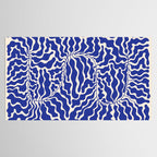 Henri Matisse Abstract Navy. Blue Leaf Art Tablecloth Gallery Image 2