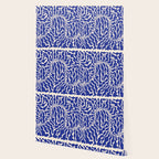 Henri Matisse Abstract Navy. Blue Leaf Art Wallpaper Gallery Image 2