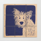 Ruff the dog Wood Wall Art Gallery Image 1