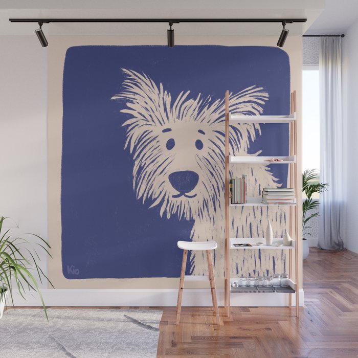 Ruff the dog Wall Mural Gallery Image 1