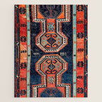 Davagin  Antique Daghestan East Caucasus Kilim Print Jigsaw Puzzle Gallery Image 1
