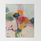 paysage abstract Throw Blanket Gallery Image 2