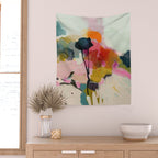 paysage abstract Wall Tapestry Gallery Image 2