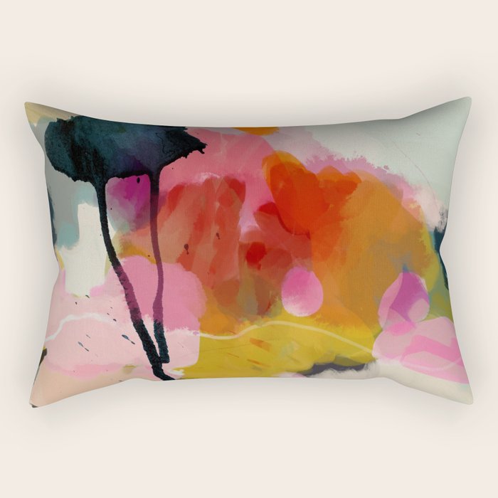 paysage abstract Rectangular Pillow Gallery Image 2