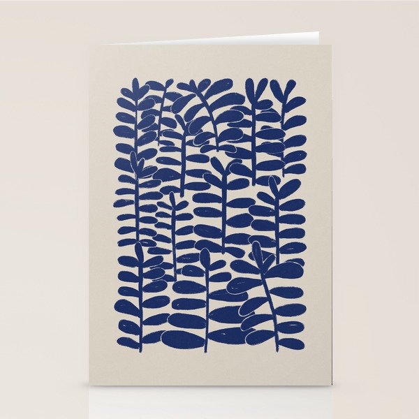 Blue Plants Stationery Card Gallery Image 2