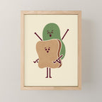 Avo On Toast Mini Art Print Gallery Image 1
