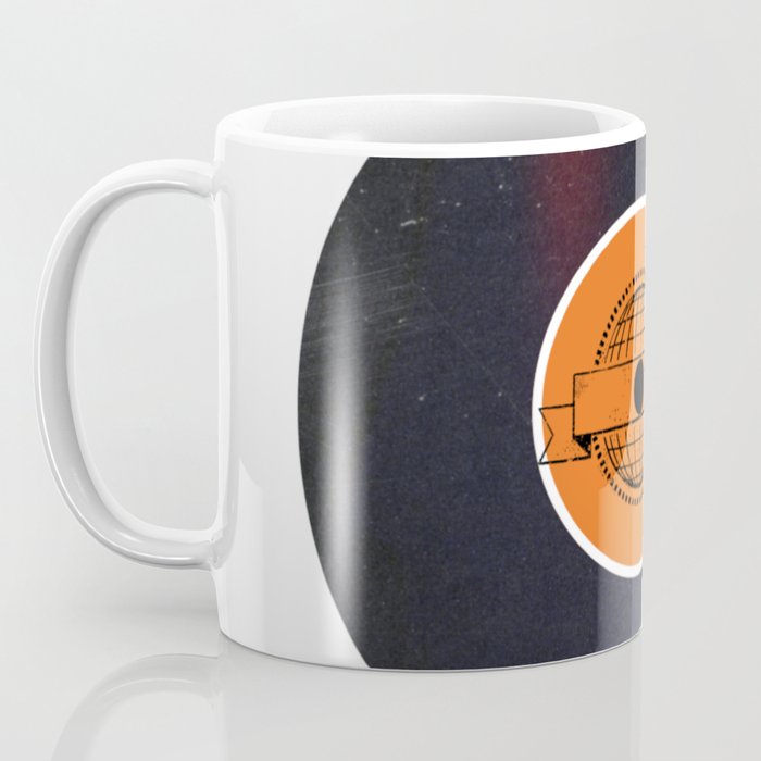 Vinyl Record Art World Post Coffee Mug Gallery Image 3
