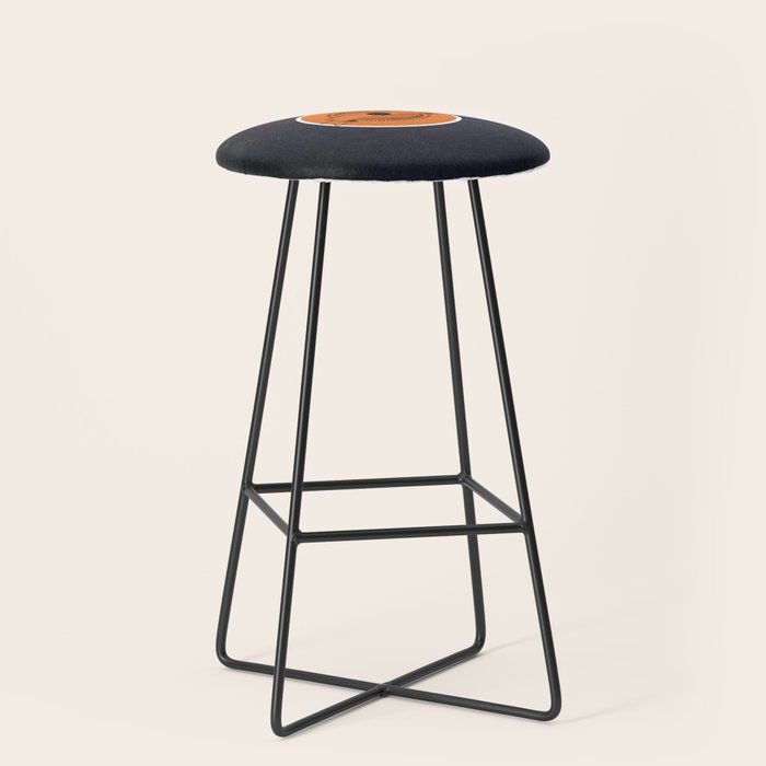 Vinyl Record Art World Post Stool Gallery Image 1