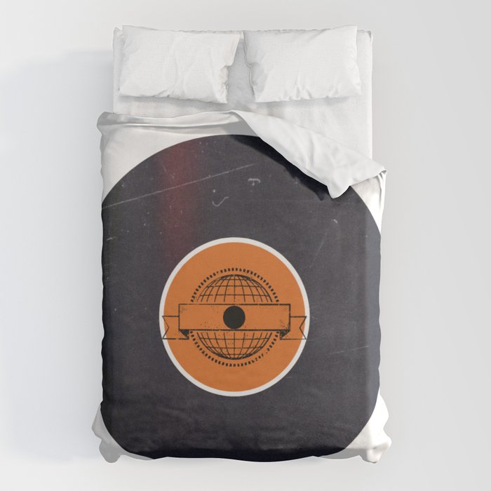 Vinyl Record Art World Post Duvet Cover Gallery Image 6