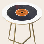 Vinyl Record Art World Post Side Table Gallery Image 2