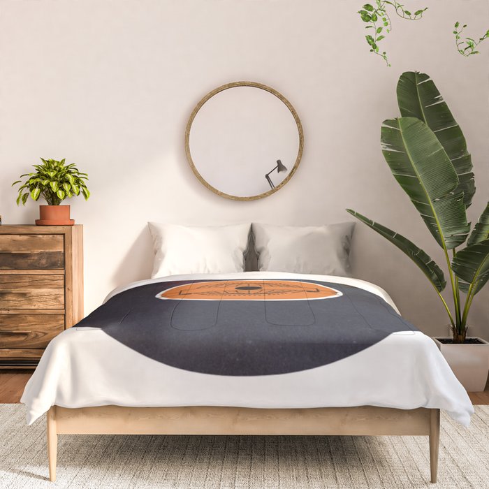 Vinyl Record Art World Post Comforter Gallery Image 3