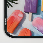 Nothing is Impopsicle. Rainbow Popsicles Fun Colorful Food, Ice Cream Ice Candy Celebration, Tropical Palm Summer Happy Positivity, Joy Cold Eclectic Boho Laptop Sleeve Gallery Image 3