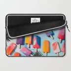 Nothing is Impopsicle. Rainbow Popsicles Fun Colorful Food, Ice Cream Ice Candy Celebration, Tropical Palm Summer Happy Positivity, Joy Cold Eclectic Boho Laptop Sleeve Gallery Image 2