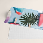 Nothing is Impopsicle. Rainbow Popsicles Fun Colorful Food, Ice Cream Ice Candy Celebration, Tropical Palm Summer Happy Positivity, Joy Cold Eclectic Boho Wrapping Paper Gallery Image 2
