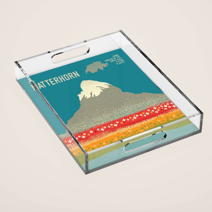 The Matterhorn Acrylic Tray Gallery Image 1