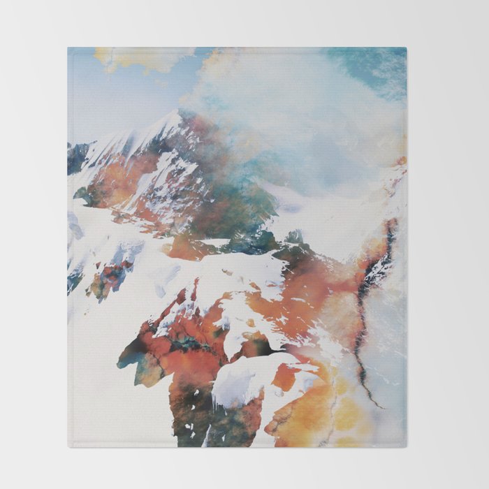 Mountain 2 Throw Blanket Gallery Image 2