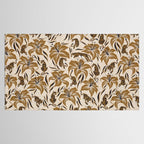 Tigers & Tiger Lilies - Neutral Tablecloth Gallery Image 2