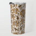 Tigers & Tiger Lilies - Neutral Travel Mug Gallery Image 3