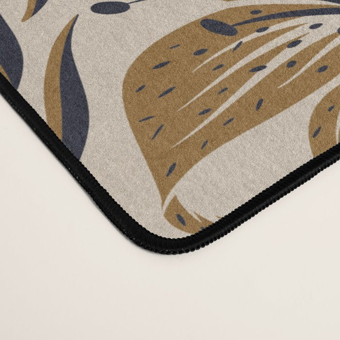 Tigers & Tiger Lilies - Neutral Desk Mat Gallery Image 4