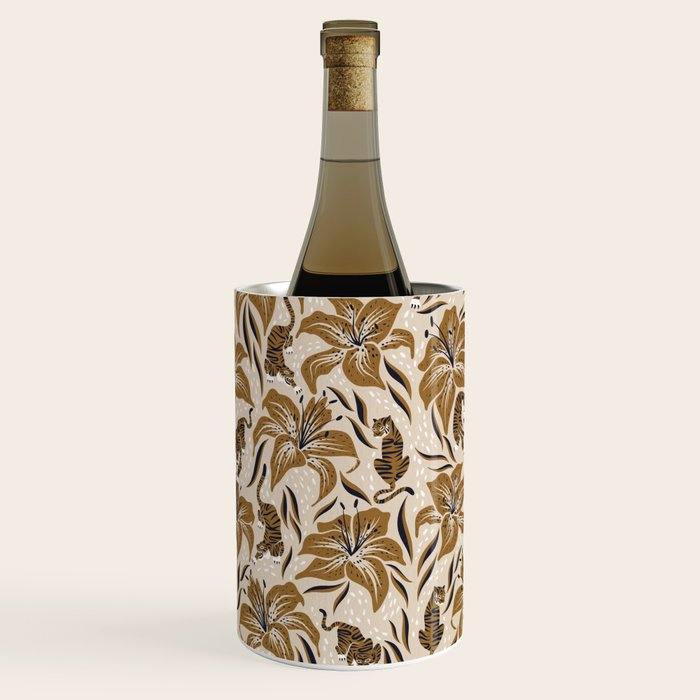 Tigers & Tiger Lilies - Neutral Wine Chiller Gallery Image 2