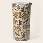 Tigers & Tiger Lilies - Neutral Travel Mug Gallery Image 2