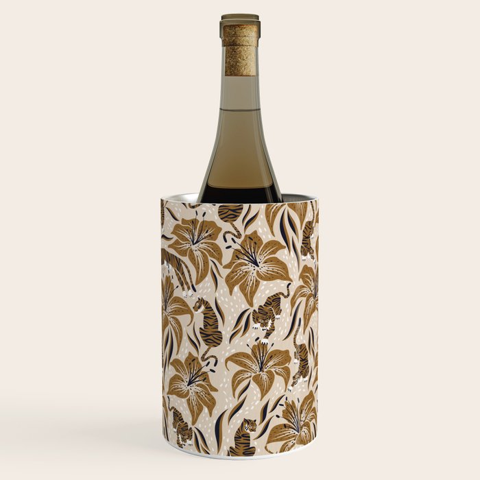 Tigers & Tiger Lilies - Neutral Wine Chiller Gallery Image 3