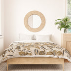 Tigers & Tiger Lilies - Neutral Duvet Cover Gallery Image 3