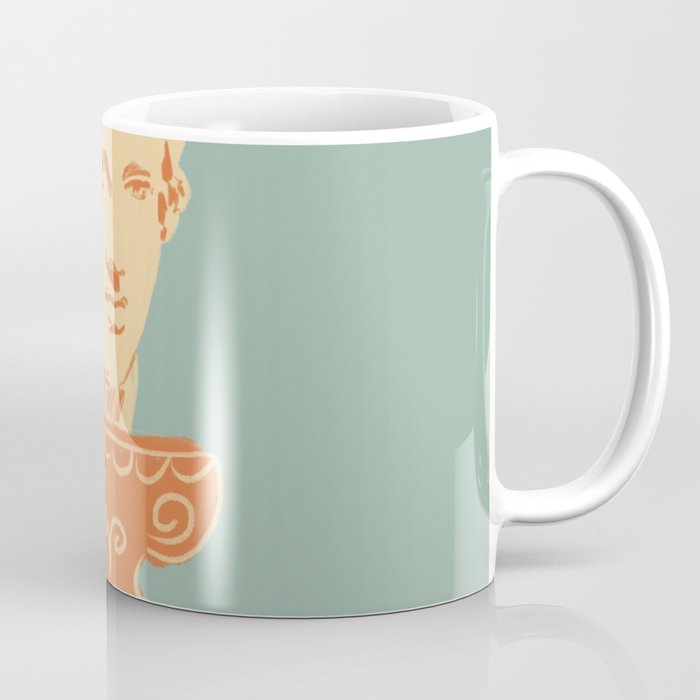 Head on pedestal Coffee Mug Gallery Image 1