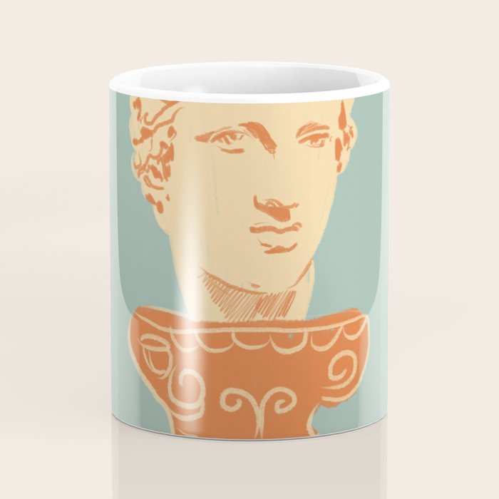 Head on pedestal Coffee Mug Gallery Image 4