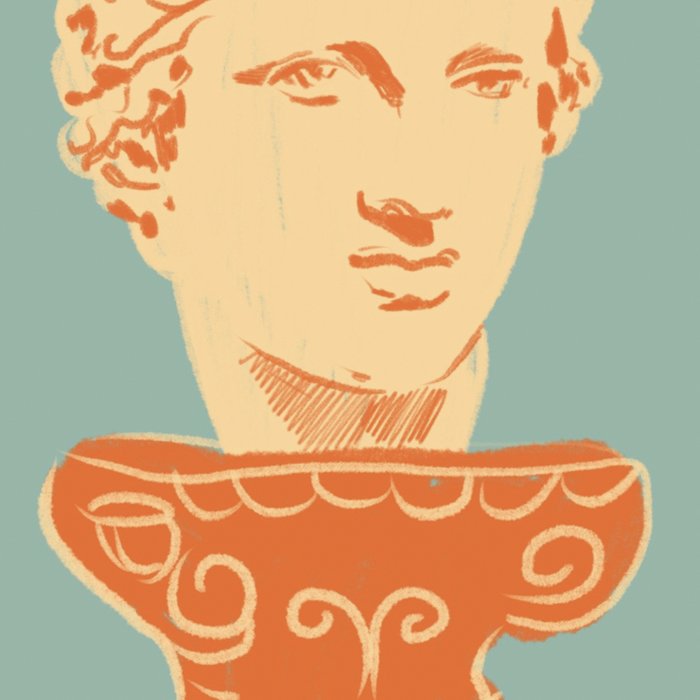 Head on pedestal Coffee Mug Gallery Image 2