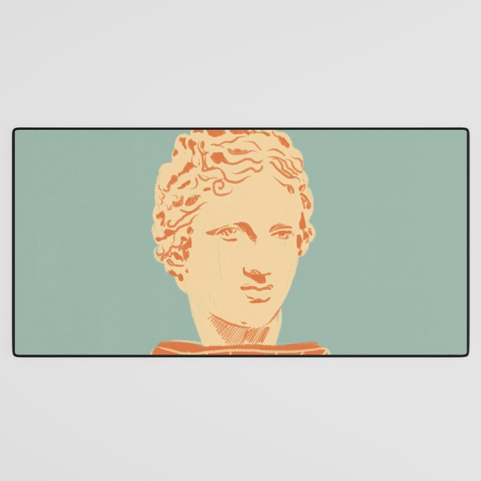 Head on pedestal Desk Mat Gallery Image 3