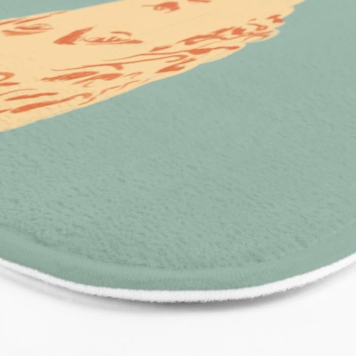 Head on pedestal Bath Mat Gallery Image 3