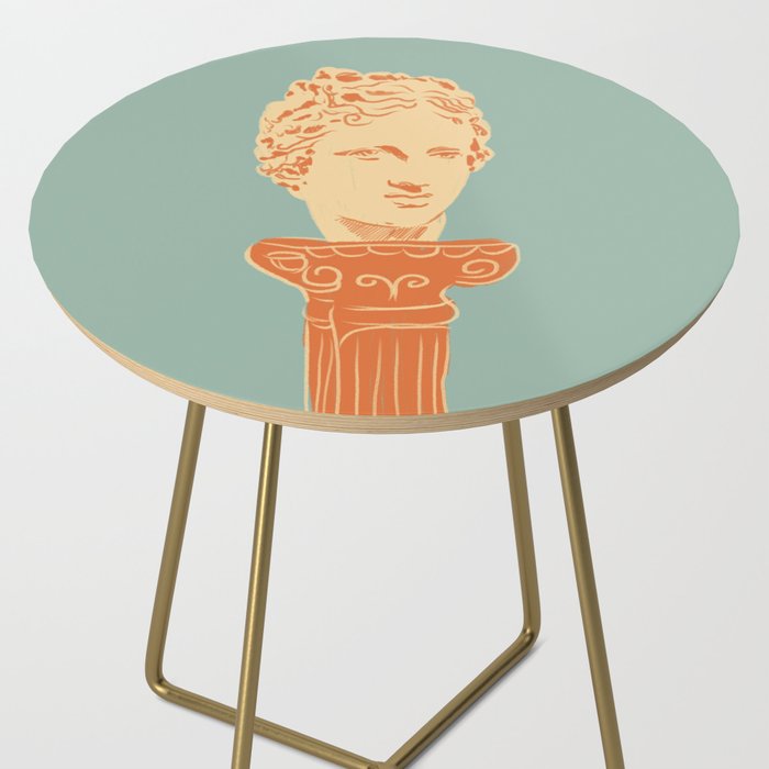 Head on pedestal Side Table Gallery Image 2
