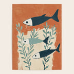Three Swimming Fish Poster Gallery Image 4