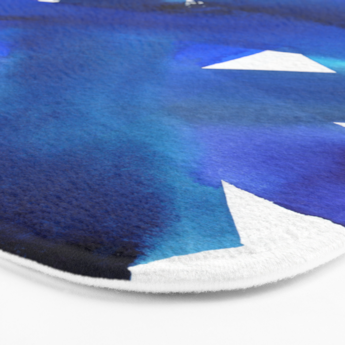 Superwatercolor Multiblue Bath Mat Gallery Image 3