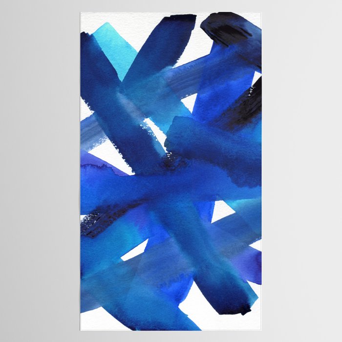 Superwatercolor Multiblue Tablecloth Gallery Image 2