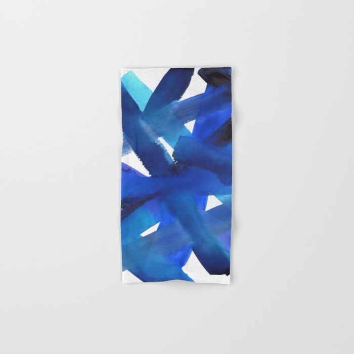 Superwatercolor Multiblue Bath Towel Gallery Image 1