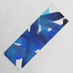Superwatercolor Multiblue Yoga Mat Gallery Image 1
