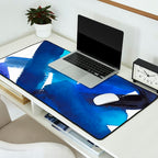 Superwatercolor Multiblue Desk Mat Gallery Image 2