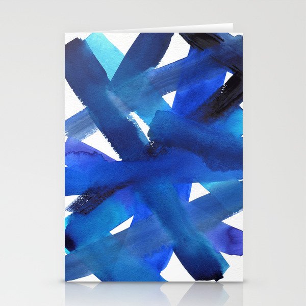 Superwatercolor Multiblue Stationery Card Gallery Image 1