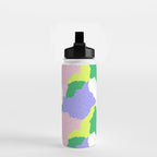 Abstract colorful retro 90s art pattern Water Bottle Gallery Image 2