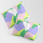 Abstract colorful retro 90s art pattern Pillow Sham Gallery Image 3