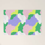 Abstract colorful retro 90s art pattern Welcome Mat Gallery Image 1