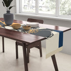 Modern Iris Abstraction Table Runner Gallery Image 2