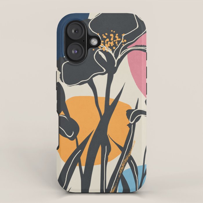 Modern Iris Abstraction iPhone Case Gallery Image 1