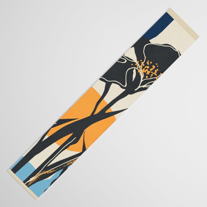Modern Iris Abstraction Table Runner Gallery Image 3